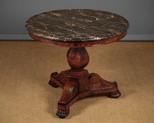 Marble Top Gueridon Side Table C.1860.