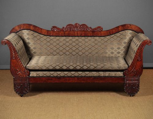 Regency Scroll End Couch C.1820.