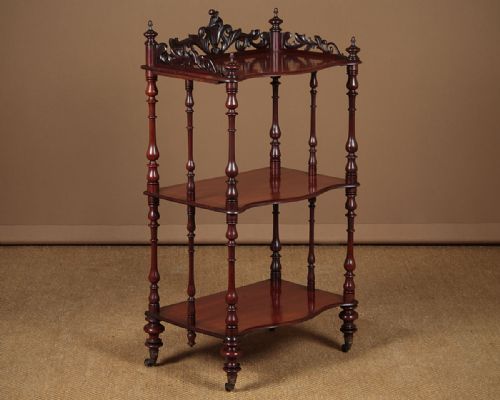Three Tier Mahogany Dumb Waiter C.1860.