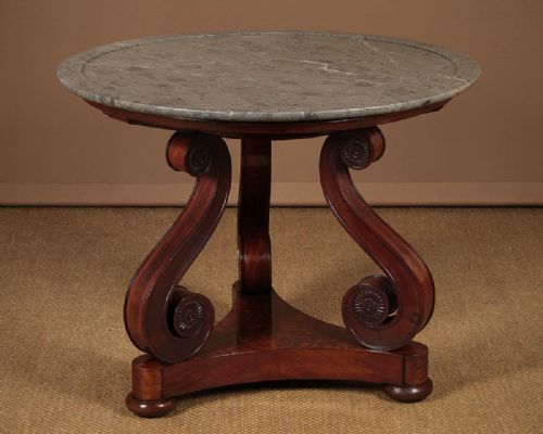Marble Top Gueridon Centre Table C.1860.