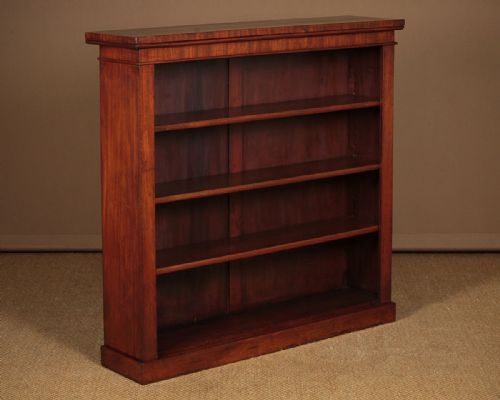 Mahogany Open Bookcase C.1910.