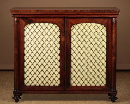 Rosewood Chiffonier Side Cabinet C.1820.