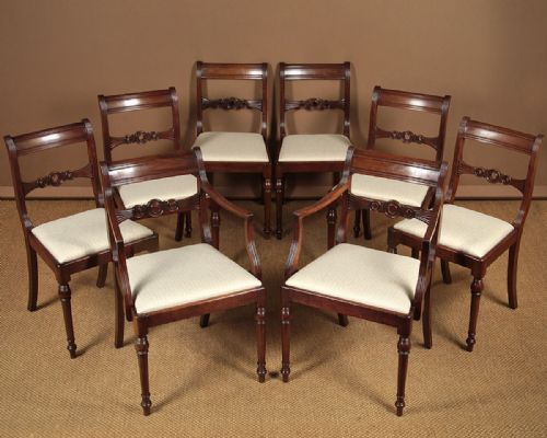 Set of Eight Mahogany Dining Chairs C.1910.
