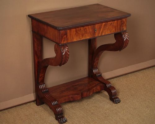 Small Mahogany Console Table C.1830.
