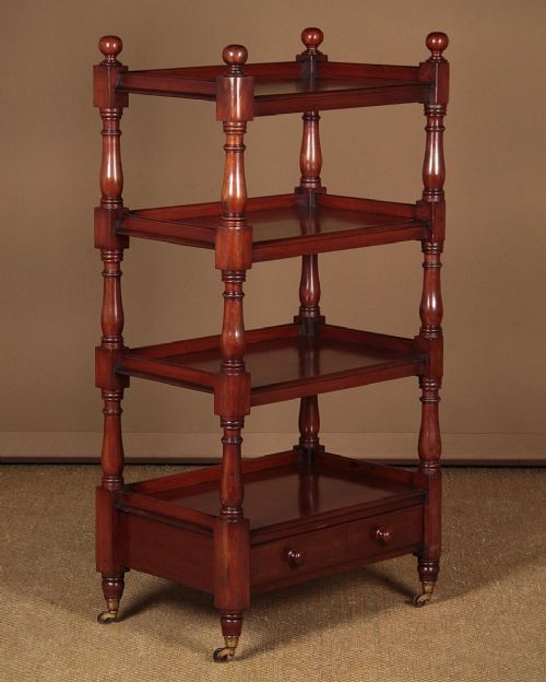 Mahogany Four Tier Dumb Waiter C.1870.