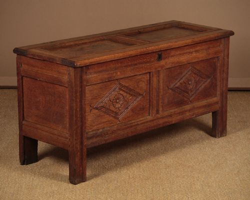 Small Oak Coffer C.1760