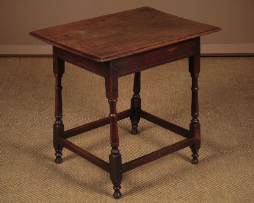 18th.c. Oak Side Table C.1780.