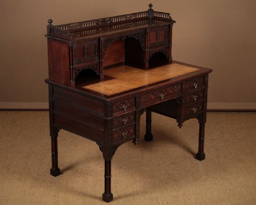 Chippendale Style Writing Desk by Edwards & Roberts C.1910.