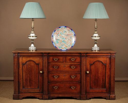 Large Georgian Oak Dresser Base C.1780.