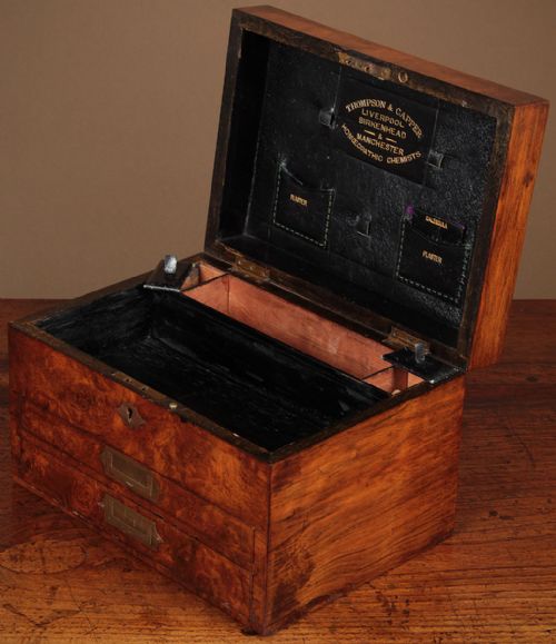 Walnut Medicine Box C.1890.