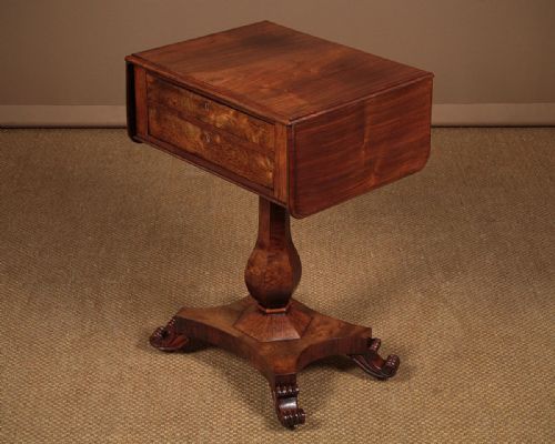 Early 19th.c. Rosewood Drop Leaf Side Table C.1830.