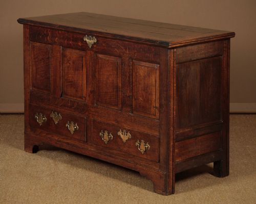18th.c. Oak Mule Chest C.1780