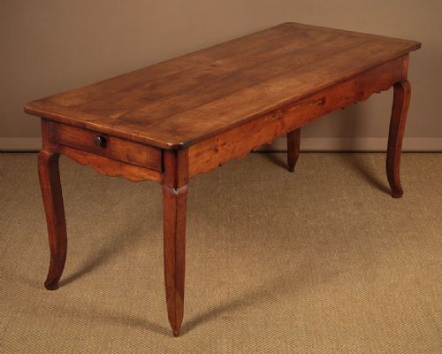 French Cherry Kitchen Dining Table C.1790.
