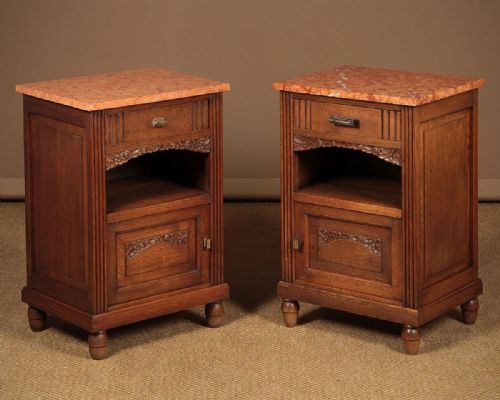 Pair of Art Deco Bedside Cabinets C.1930.