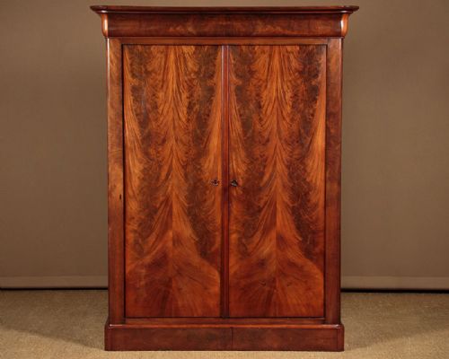 Mahogany Press Cupboard C.1860.