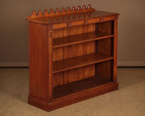 Gothic Oak Open Bookshelves C.1890