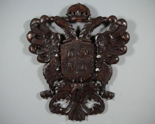 Large Carved Arms of the City of Toldeo C.1930