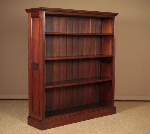 Large Mahogany Open Bookcase C.1910.