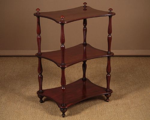 Three Tier Mahogany Dumb Waiter C.1850.