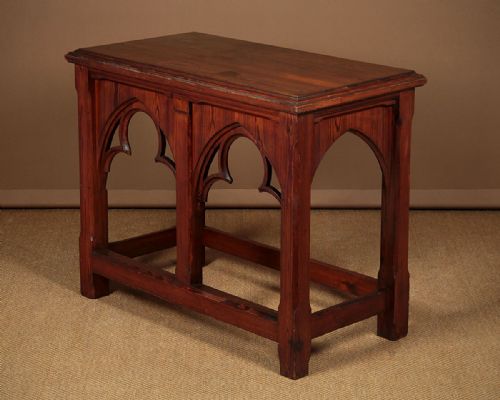 Gothic Revival Console Table C.1900