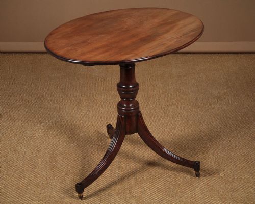 Regency Mahogany Pedestal Side Table C.1820