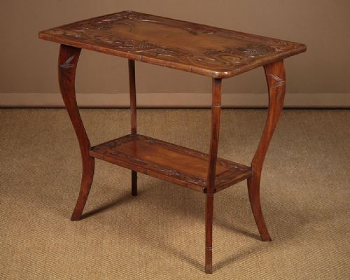 Liberty & Co. Two Tier Japanese Side Table C.1910