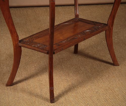 fig 1. Liberty & Co. Two Tier Japanese Side Table c.1910