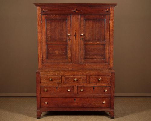 Welsh Oak Tack Cupboard C.1820