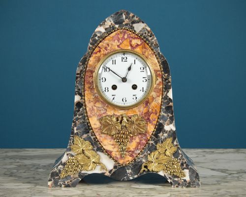 Art Deco Marble Mantle Clock C.1930