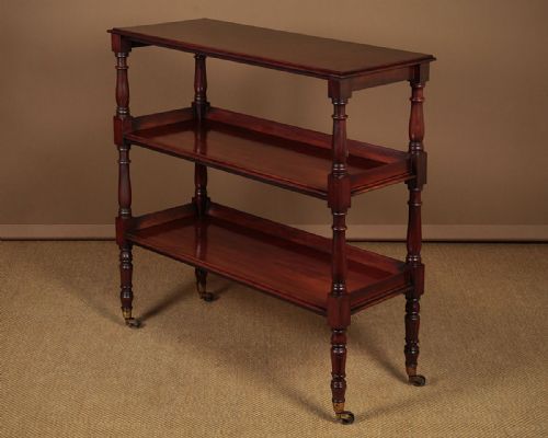 Three Tier Mahogany Dumb Waiter C.1860