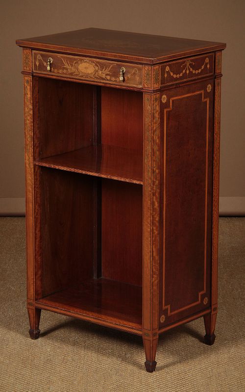 Small Sheraton Revival Side Cabinet by Edwards & Roberts C.1890
