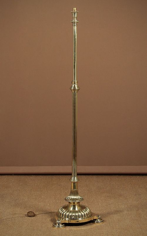 Brass Standard Lamp C.1890
