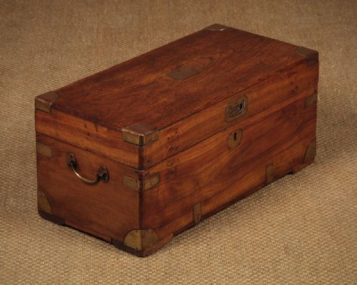 Miniature Camphorwood Campaign Chest C.1880