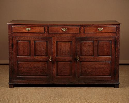 Georgian Oak Dresser Base C.1800