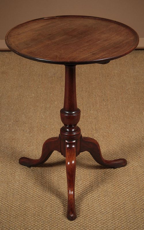 George III Mahogany Tripod Wine Table C.1800.