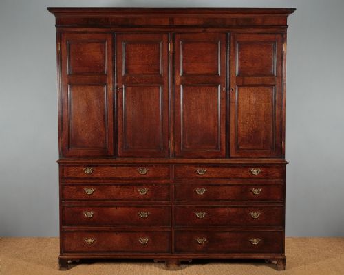 Georgian Oak Housekeeper’s Cupboard C.1810.