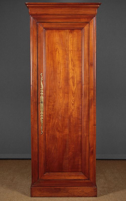 Narrow French Cherry Wood Cupboard C.1830