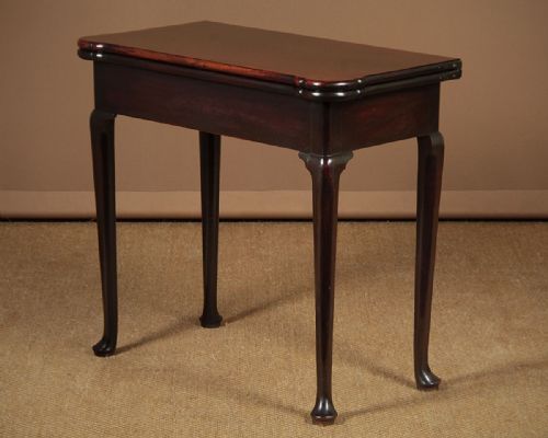 Georgian Mahogany Fold Over Supper Table C.1760