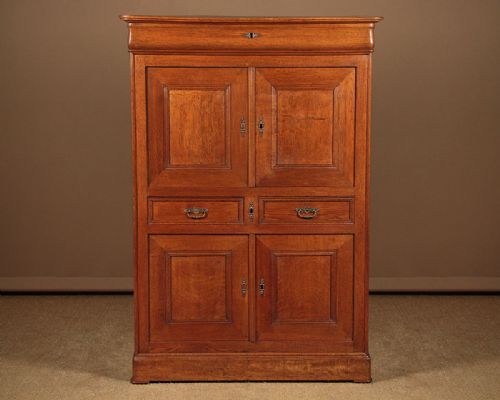 Oak Cabinet with Drawers C.1840