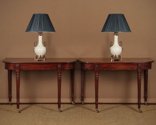 Pair of Georgian Mahogany Side Tables C.1800