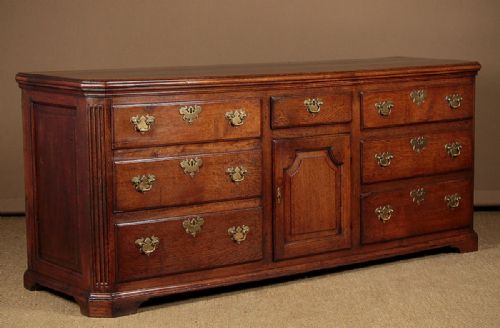 Oak Dresser Base C.1810