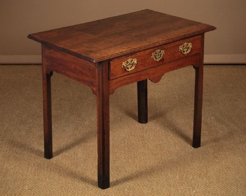 Georgian Oak Side Table C.1810