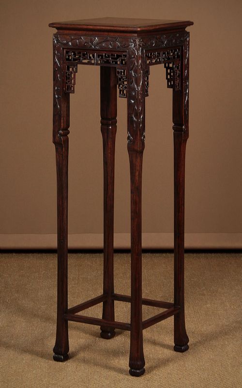 Unusually Tall Chinese Urn Stand C.1910
