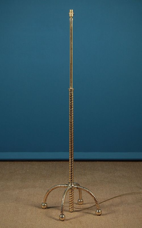 Brass Standard Lamp C.1890