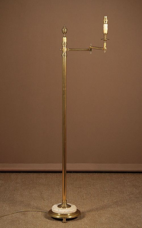 Brass Floor Lamp C.1930