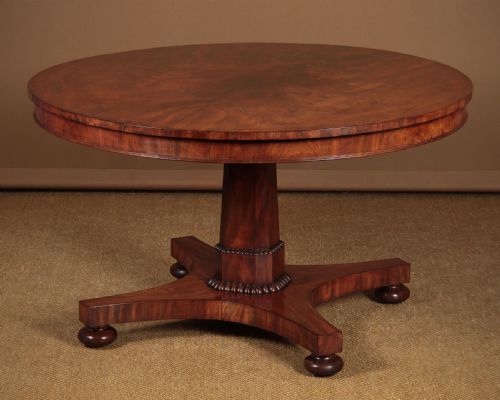 Mahogany Breakfast or Dining Table C.1850.