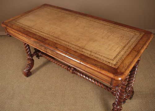fig 1. Walnut Writing Desk by C.Hindley & Sons c.1860