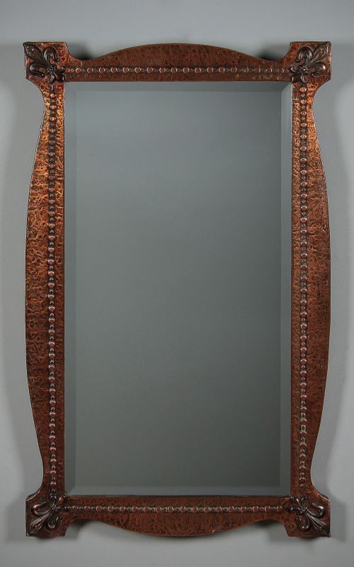 Copper Wall Mirror C.1900