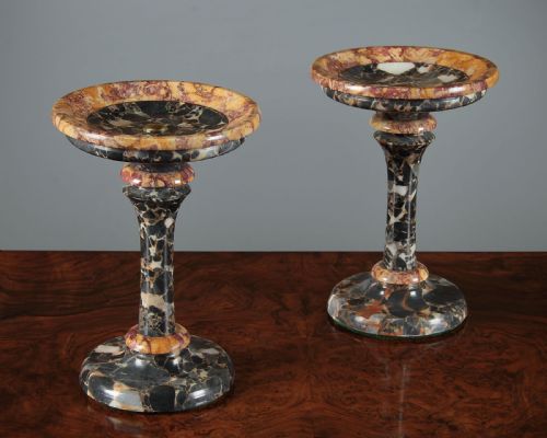 Pair of Marble Tazza C.1910