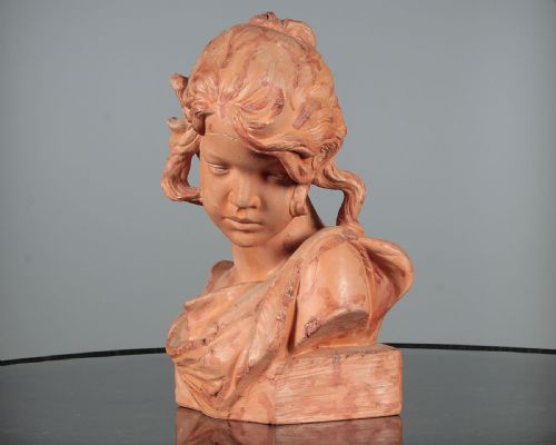 Terracotta Bust of a Girl C.1920